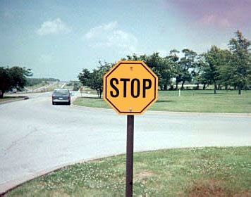 Stop Signs in Yellow Color: Custom Stop Signs & Stop Sign Ahead Signs