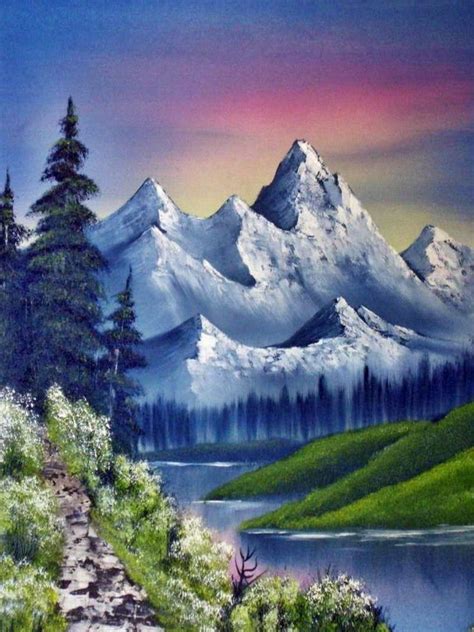 Acrylic Mountain Painting Easy – Warehouse of Ideas