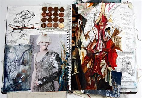 Textiles and Fashion Design Sketchbooks - 20 Inspirational Examples