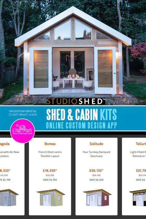 Affordable Prefab Shed Kits & DIY Shed Plans for Your Backyard - Craft-Mart