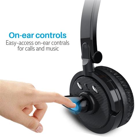 Wireless Headset Truck Driver Noise Cancelling Bluetooth Boom Mic ...