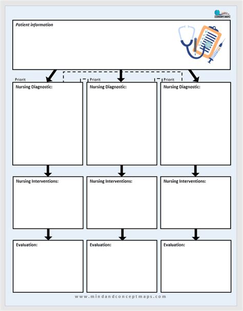 Free Nursing Concept Map Template Word - Printable Word Searches