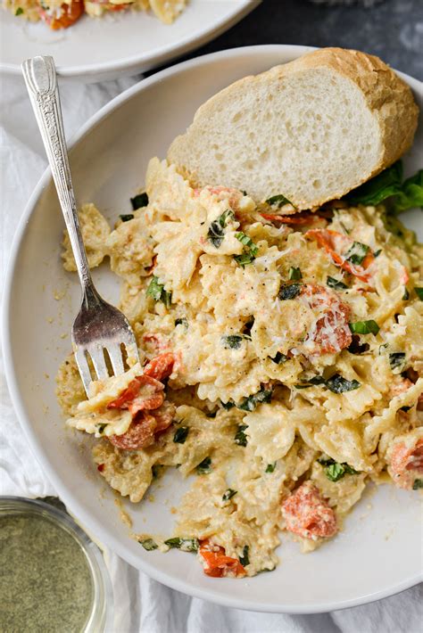 Baked Feta Pasta with Burst Cherry Tomatoes - Simply Scratch