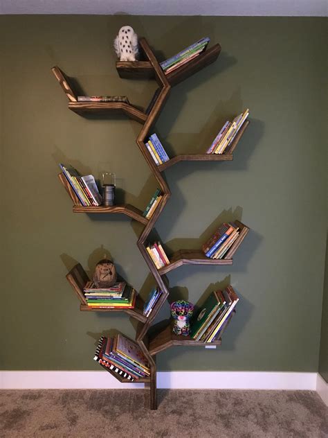 Tree Bookcase Plans Digital Download - Etsy