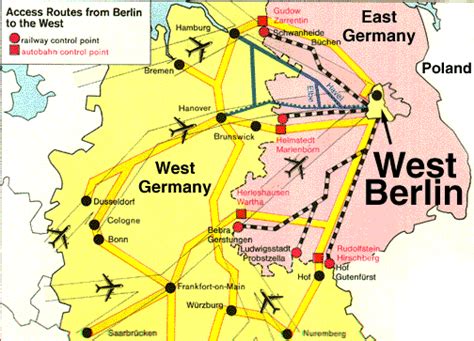 Berlin Wall Map