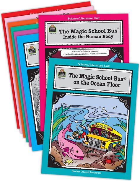 Magic School Bus Literature Units Set (8 Books) - TCR9069 | Teacher ...