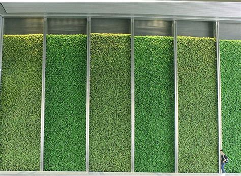 Artificial Grass Wall For Indoor Grass Fence Green Large Plant Wall ...