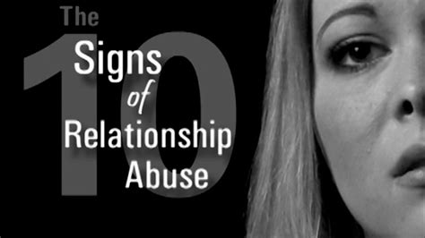 Ten Signs of Relationship Abuse