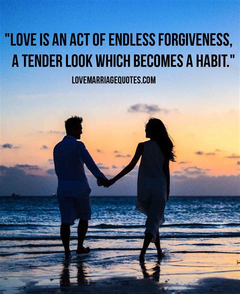 Love is an act of endless forgiveness… | Love Quote By Peter Ustinov