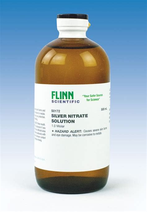 Flinn Chemicals, Silver Nitrate Solution