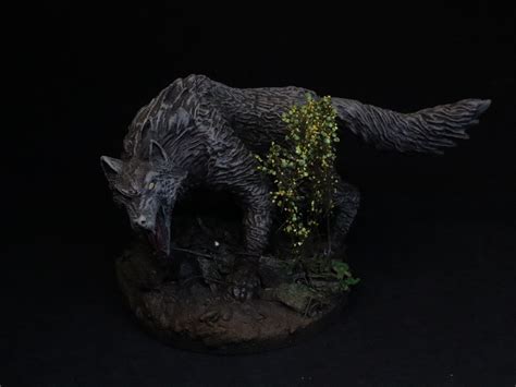 D&D Dire Wolf Miniature Dnd Dungeons and Dragons Hand - Etsy