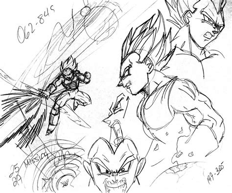 Vegeta Sketches by guerotheartist on DeviantArt