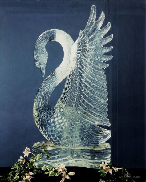 Ice Sculptures Swan 8