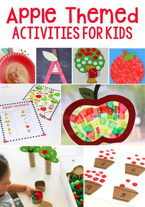 30+ Amazing Apple Themed Activities For Kids