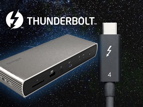 Kensington Unveils First Fully Powered Thunderbolt 4 Laptop Docking ...