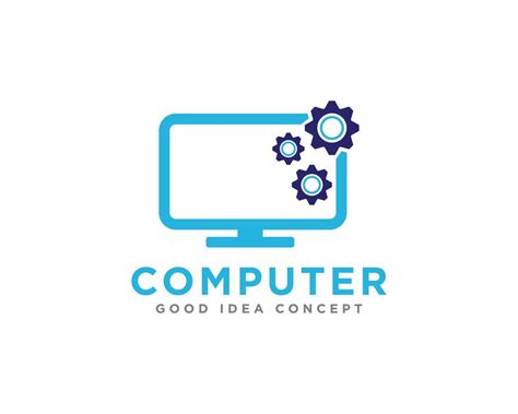 Computer Technology Logo Icon Design Vector 10664618 Vector Art at Vecteezy