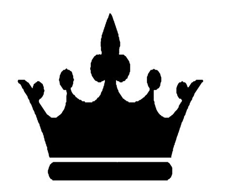 Crown black and white crown clipart - WikiClipArt