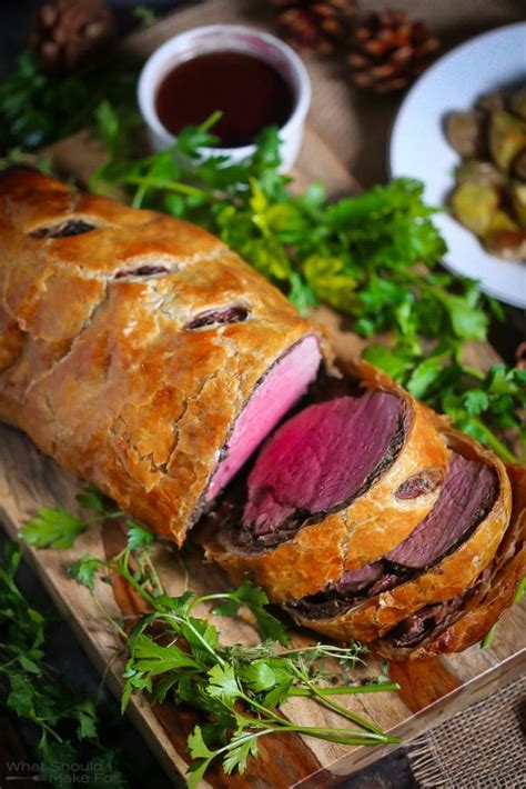 Beef Wellington with Red Wine Sauce - What Should I Make For...