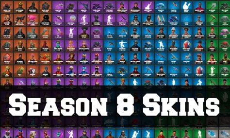 Fortnite Season 8 Skins - All Fortnite Season 8 Outfits & Skins