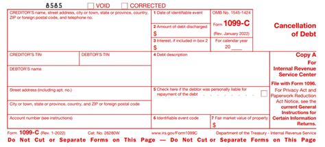 1099 C Form 2023 - Printable Forms Free Online