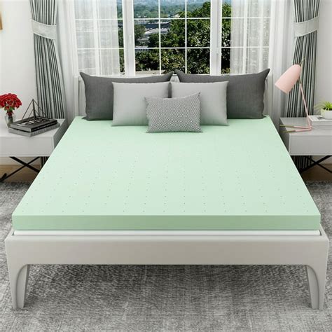 Mattress Topper,3 inch Cooling Gel Ventilated Memory Foam Mattress ...