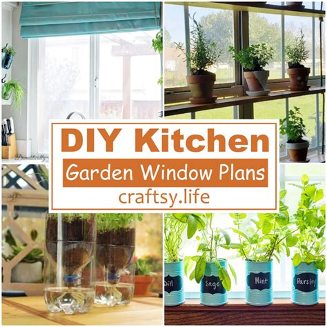 10 DIY Kitchen Garden Window Plans For Cheap - Craftsy