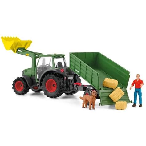 Schleich 42608 Farm World - Tractor with Trailer - Playpolis