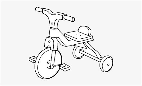 Tricycle Coloring Page Coloring Pages