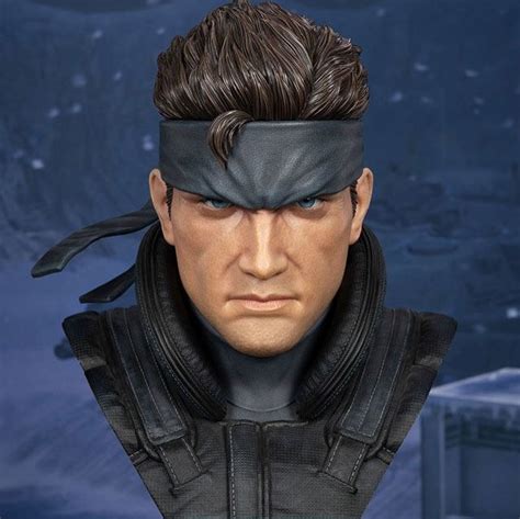 Metal Gear Solid: Solid Snake Metal Gear Solid 1/1 Life-Size Bust by ...