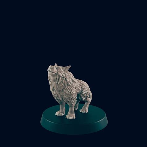 Dnd Miniature Wolf Pack Beasts and Baddies Dungeons and | Etsy