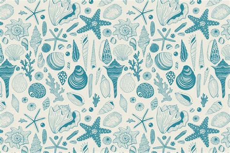 Sea Shells Wallpaper - Bring the Beach Home | Happywall