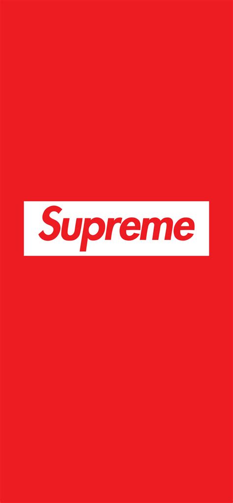 Supreme Logo Red Wallpaper - Supreme Wallpaper iPhone Free