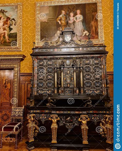 Peles Castle Interior, Romania Stock Photo - Image of building, altar ...