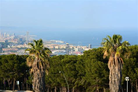 Barcelona City Aerial View, Barcelona, Spain Editorial Stock Photo ...