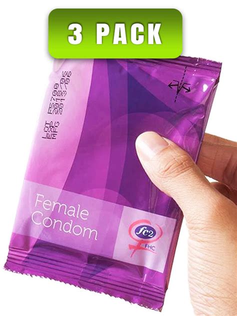 Femidom FC2 Female Condoms 3 Pack | CondomSales