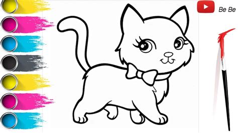 Cute Cat Drawing Easy at PaintingValley.com | Explore collection of ...