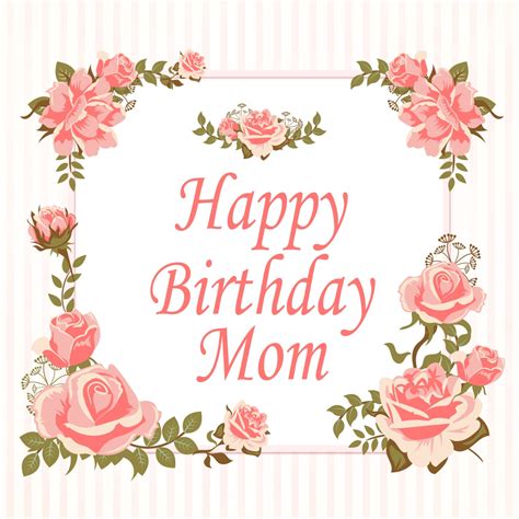 Mom Birthday Card Template