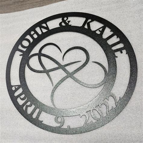 Infinity Heart Metal Sign — AK Mfg