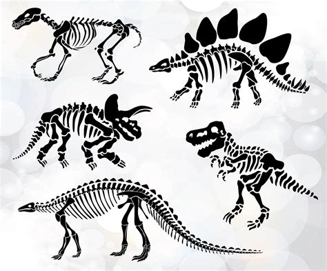 23+ Printable Dinosaur Skeleton Template - Free Coloring Pages