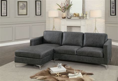 Breaux Grey Sectional Sofa from Homelegance | Coleman Furniture