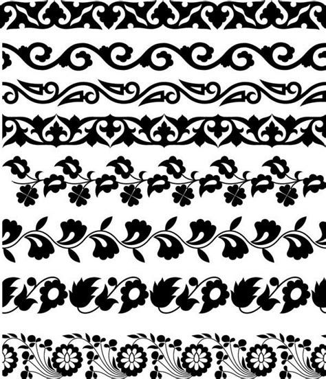 Black and White Pattern Borders: Adding Timeless Elegance to Your ...