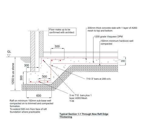 Raft Foundation Detail Drawing Pdf : 15+ Best New Section Raft ...