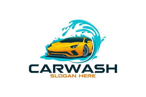 Car Wash Logo Template | Branding & Logo Templates ~ Creative Market