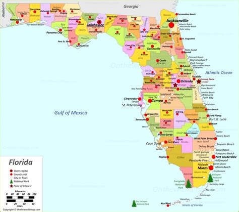 Map Of Florida West Coast Cities - Printable Maps