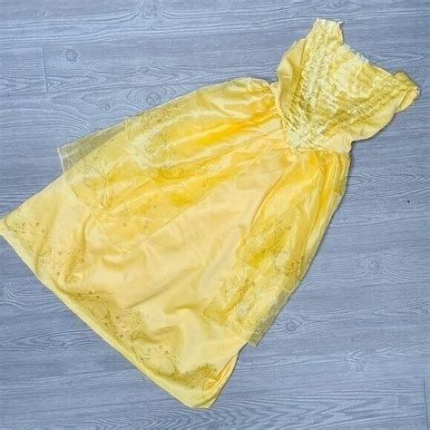 Disney’s belle dress beauty and the beast glitter Hal… - Gem