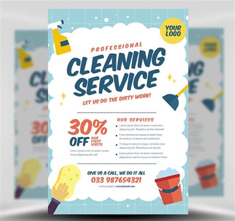 Cleaning Service Flyer Template V2 - FlyerHeroes