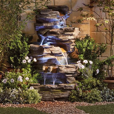 Cascading Rock Pool Water Feature | Garden Gear