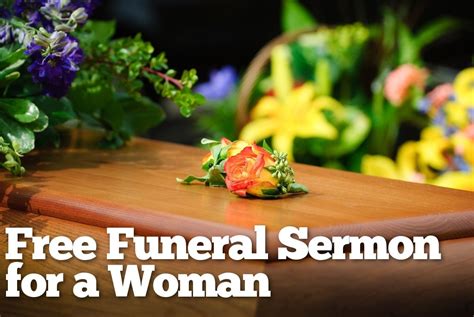 Free - Funeral Sermon for a Woman