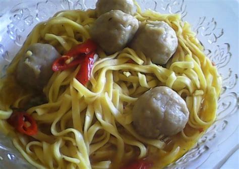 Resep Mie Gepeng Bakso Sapi oleh Ardy Mardha - Cookpad