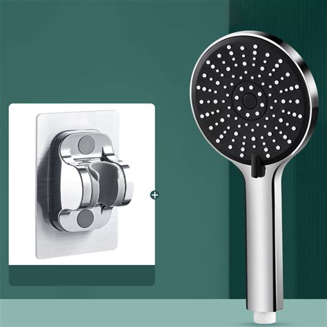 Contemporary Shower Head 5 Setting Adjustable Spray Pattern Handheld ...